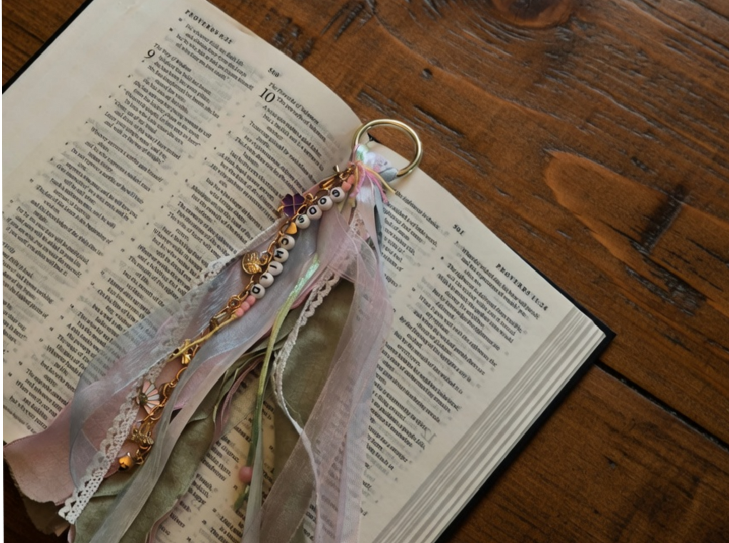 Bible Tassel Charm š