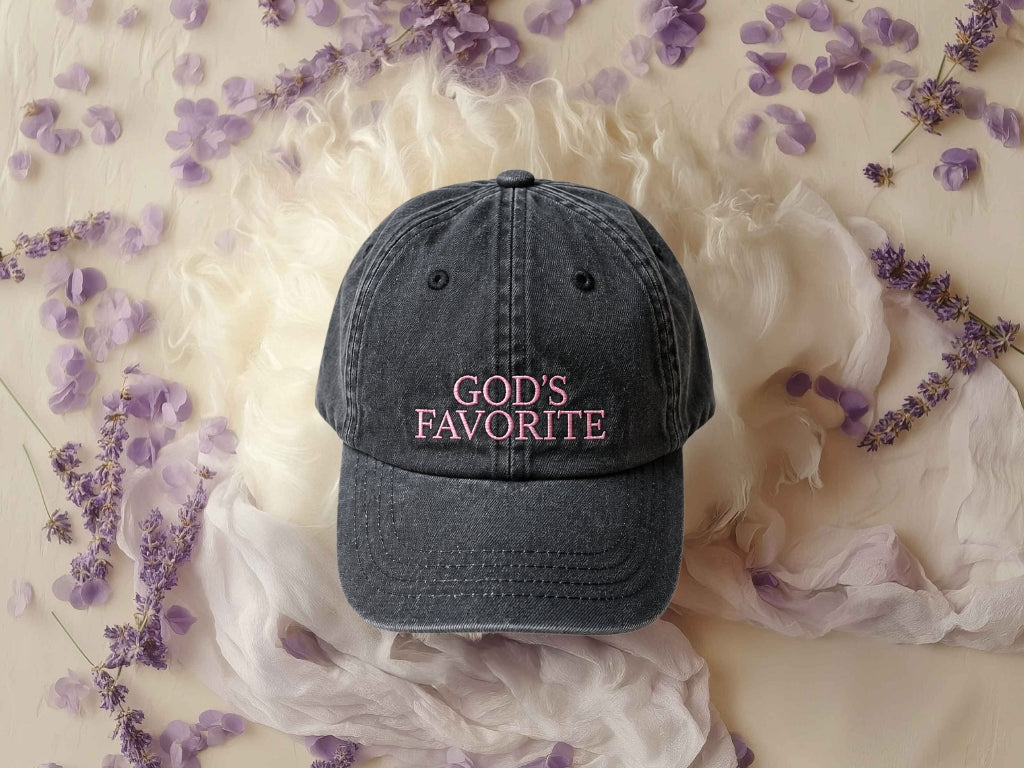 God's Favorite Embroidered Faith Hat 💗