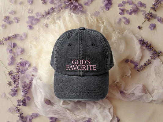 God's Favorite Embroidered Faith Hat 💗