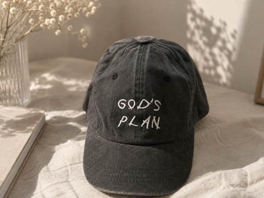 God’s Plan Embroidered Faith Hat 💘